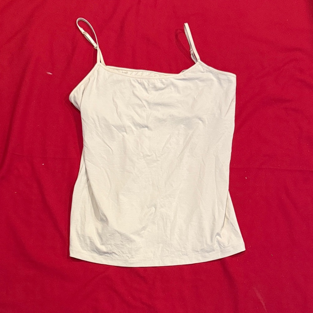 Women's tan neutral adjustable Camisole Top